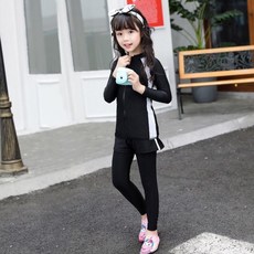兒童母衣/分體防曬長袖拉鏈款泳衣/親子情侶衝浪浮潛套裝 - 紫玉蘭1923
