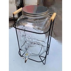 利通餐飲設備 8公升玻璃果汁桶 飲料桶 冷水壺, 4L, 詳見包裝, 詳見包裝, 詳見包裝