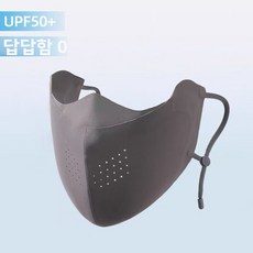 여름 여성용 눈 보호 자외선 차단 마스크 고급스러운 디자인의 입체형 초박형 통기성 마스크 자외선 차단 라이딩 마스크, 다크 그레이