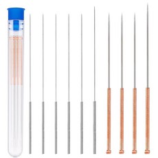 3D 프린터 노즐 클리닝 키트 스테인리스 스틸 노즐 클리닝 바늘 10개 0.15/0.2/0.25/0.3/0.35/0.4/0.5/0.6/0.8/1.0mm 3D 프린터 액세서, 3D 프린터 노즐 청소 키트 액세서리용 스테인리스 스틸