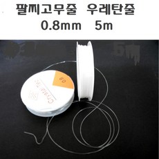 건강 자석팔찌 목걸이 게르마늄 마그네틱 팔찌줄, 팔찌고무줄 [투명], 1개