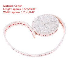 새로운 DIY 액세서리 재료 1/1.5M 강한 플랫 코튼 윅 코어 등유 버너 스토브 조명 랜턴 오일 램프 만들기, [01] as pic, 1개