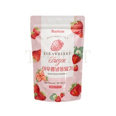 아우름 냉동딸기 홀 무가당 중국산 1kg, 4개