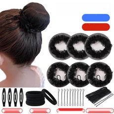 헤어망 상품 6-6, 19. 6개입 대형 무늬