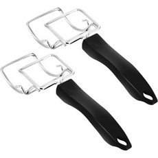 2PCS 오븐 트레이 추출기 그릴 클립 토스터 음식 핸들
