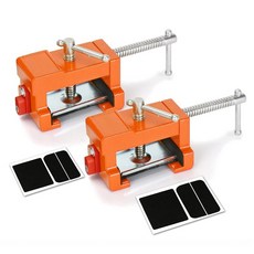 櫃體引孔固定夾組(兩入) 櫥櫃安裝夾 系統櫃門板抽屜固定木工夾, 1個