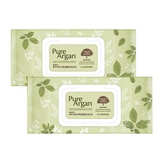 과일나라 에코에니어 퓨어아르간 리얼 오일 클렌징티슈 70매 X 2개, 70매입