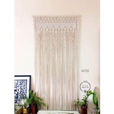 마크라메 태피스트리 보헤미안 커튼 인테리어 월데코 DIY 소품 세트