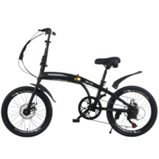 글리터 가벼운 접이식 자전거 미니벨로 20인치 휴대용 출퇴근 폴딩 초경량 완조립, 스틸프레임 + 기본휠 + 블랙, 1개, 스틸프레임 + 기본휠 + 블랙, 50.8cm
