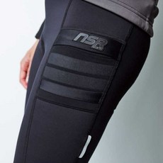 NSR 여성 클럽 로그 방풍 롱 타이즈 겨울 자전거 기모 바지 / 당일발송 + 사은품증정