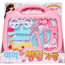 미미월드 미미 병원가방(75281) 토이 유아 선물 유치원 여아 어린이집 장난감 완구 남아, 혼합색상, 1개
