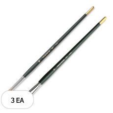 화홍 아크릴붓 827R, 3개, 14호