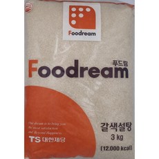 푸드림 갈색설탕, 1개, 3kg