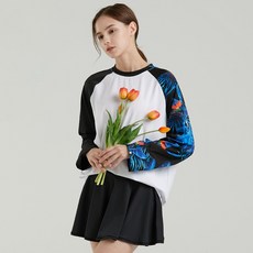 HMUS Pitcairn Overfit 女式長袖 T 卹防護罩