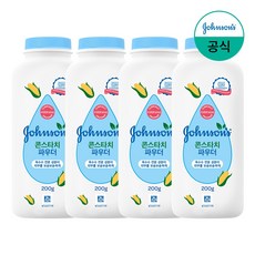 존슨즈베이비 콘스타치 파우더, 200g, 4개