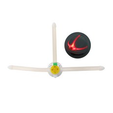 LED 안전모 가이드 식별띠 야간 교통정리 안전작업용+그래Shop, 빠른배송