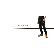 騎士風格摩托車長褲，舒適透氣耐磨，多口袋設計，膝蓋加厚防護，安全有型, Black / ブラック