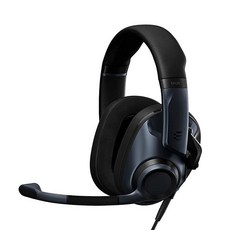 EPOS H6Pro - 마이크가 있는 클로즈드 어쿠스틱 게이밍 헤드셋 오버이어 리프트 투 뮤트 Xbox/PS4/PS5/PC 액세서리(그린), 블랙