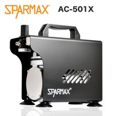 Sparmax AC-501X 空壓機 模型噴漆組 (含噴筆 濾水器), 1個