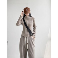 【JDUDS】羊毛立領加絨修身瑜珈外套 保暖顯瘦女外套