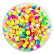 만들기재료 형광 컬러 투명 비즈 52번 장식 공예 재료 DIY 액세서리 만들기 세트, 본상품