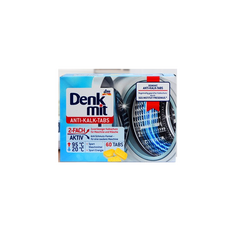 Denkmit 洗衣機清潔去污錠 (60入) 德國原裝 清潔抑菌 洗衣機清潔錠, 960g, 1個