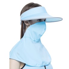 運動防曬面罩，透氣舒適，多功能防紫外線，戶外運動必備, 藍光, 1個