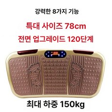 진동운동기구 덜덜이 음파진동기 쉐이크보드 기구, 78cm 듀얼코어 1003 골드, 기본 모델명/품번