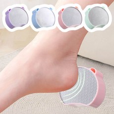 깔끔더하기 발각질 제거 겸용 제모기 양면 미니 풋파일, 핑크, 1개