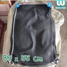 웨버몰 지퍼형 해루질망 조개망 갯벌망 조과망 소라망 낙지망 다슬기망 지퍼망 85x55cm, 5장