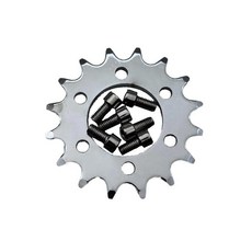 디스크 톱니 스프로킷 대신 고정 기어 볼트 고정식 싱글 스피드 체인 휠자전거 체인용, 기본, 1개