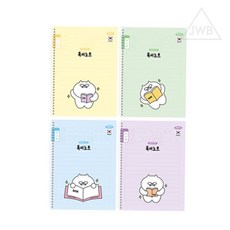 에스웍 초등 스프링노트 독서록 초등독후감노트, 랜덤1개