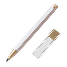 깎지 않는 연필 자이 탄소펜 샤프형 무한연필, PURE WHITE