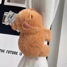 카피바라 곰인형 커튼집게 홀더 커튼묶기 커튼타이백 인테리어 소품 자취방 꾸미기, 1개, 단일옵션