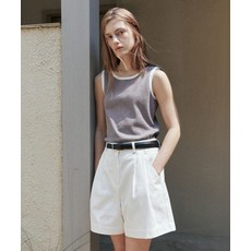 ARTID 코튼 숏 팬츠_WHITE