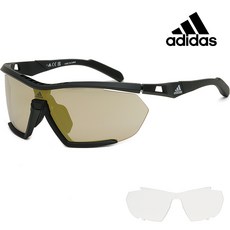 아디다스 스포츠 선글라스 라이딩 바이크 낚시 골드 미러 주야간 고글 SP0072 02G, 단품
