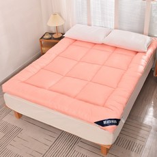 토퍼 매트리스 싱글 렌트하우스 가정용 어린이 메모리폼 요매트, 핑크