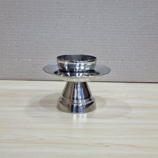 2.0대성스텐 고급 스텐 제기접시 술잔세트 낱개, 1세트