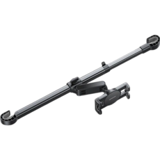 車載後排平板支架 穩固支撐 適用12-32cm手機/平板, 黑色, 1個