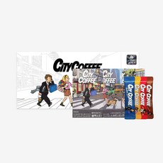 카페385 아메리카노 스틱 시티커피세트 4종모음, 1세트, 40개입