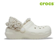 크록스 클래식 플리스 라인드 클로그 키즈 아동 털샌들 212856-2MD