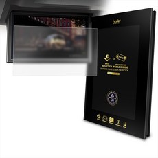 汽車 螢幕貼 適用 Toyota Alphard 2024, 1個, Alphard 2024 後座吸頂螢幕,hoda 抗反射 AR 9H 霧面保護貼