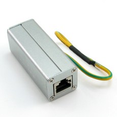 RJ-45網路線防雷器 乙太網避雷器 防止雷擊或熱插拔浪沖對RJ45設備的破壞, 1個