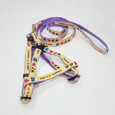 SB수빈스토어 X반도세트 15mm [색상랜덤] 강아지산책줄 애견하네스 강아지하네스