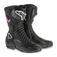 Alpinestars STELLA SMX6 V2 女款 防摔車靴, 黑粉紅-1032