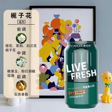 香百年車載香薰汽車香水 車用香片 車內用品 除異味 藤條香氛 持久淡香 60ml, 1個, 【梔子花】提示：勿傾斜於平面45%