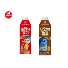 서울우유 내 안의 진짜 딸기+초코, 8개, 280ml