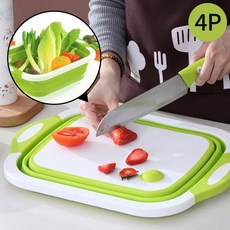 Maro Living 折疊砧板籃 4p, 白色