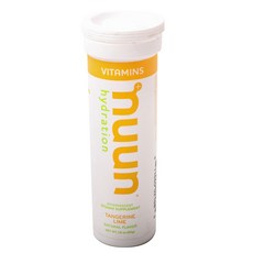 NUUN Hydration 維他命 無麩質 純素, 橘子酸橙, 1個, 52克