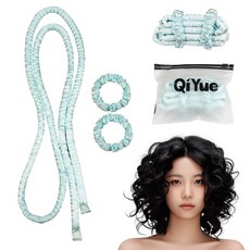럭스올리브 셀프 헤어롤 구르프 틱톡헤어롤 고데롤 웨이브 세팅롤 히피펌, 블루, 1개